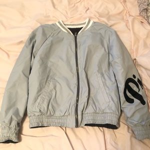 Sherpa bomber jacket